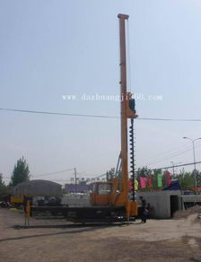 长螺旋打桩机与液压步履式打桩机 地基施工设备的价格、厂家与图片详解