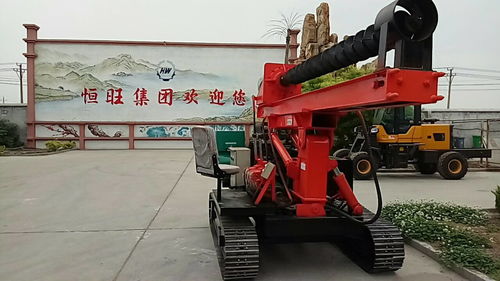 恒旺HZDX-300L电动螺旋打桩机 高效地基解决方案与技术特点解析