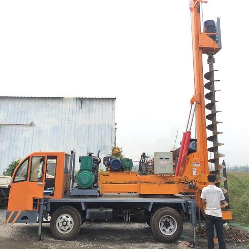小型四轮地基打桩机——建筑工地高效施工的优选设备
